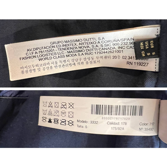 Massimo Dutti Napa Bomber Jacket with Epaulettes (US/S) - Picture 10 of 11